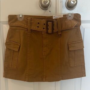 SO Women's Mini Skirt in Brown
